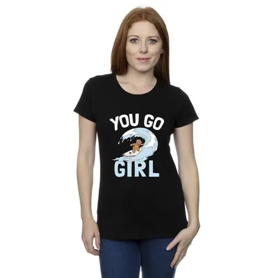 Produktbild von Disney - "You Go Girl" T-Shirt für Damen BI25543 (XXL) (Schwarz)