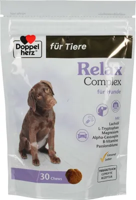 Immagine prodotto di Double Heart for Animals Relax Complex Chews per cani 30 pezzi