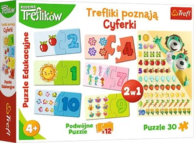 Produktbild von Puzzle Trefl - Zahlen, 2 Teile