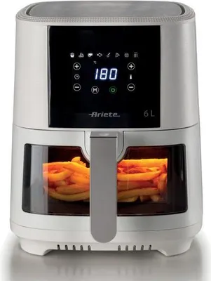 Immagine prodotto di Ariete 4626 Airy Fryer Friggitrice ad Aria 1300 W 6L 8 Programmi Preimpostati Bianco