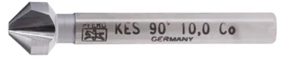 Produktbild von PFERD KES HSSE DIN 335 C90° 10,0, Bohrer, Elektro-Mehrzweckwerkzeug, Stahl, Eisenguss, Nicht-eisenhaltiges Metall, Edelstahl, Aluminium, Kupfer, Kobalt-Legierung Schnellarbeitsstahl (HSS-E)