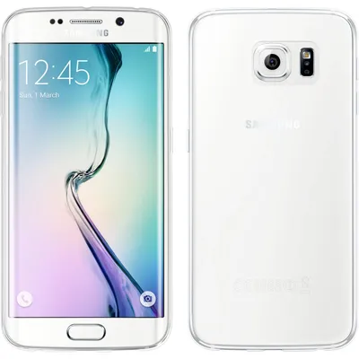 Produktbild von PhoneNatic Case kompatibel mit Samsung Galaxy S6 Edge - clear Silikon Hülle Slimcase + flexible Folie