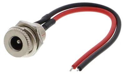 Produktbild von DC-Kabel Buchse 5,5x 2,1mm - DC-099- 10/ 20/ 30 cm Kabel : 30 cm Länge: 30 cm