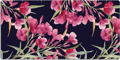 Produktbild von Schreibtischmatte Tischunterlage 100x50 cm Mauspad - Aquarellblumen