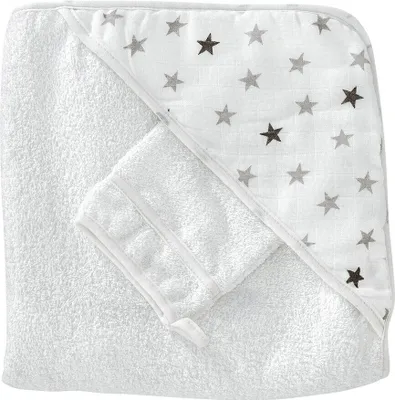 Productafbeelding van Trois Kilos Sept: Badjas en washanddoekenset, afmetingen 100 cm x 100 cm