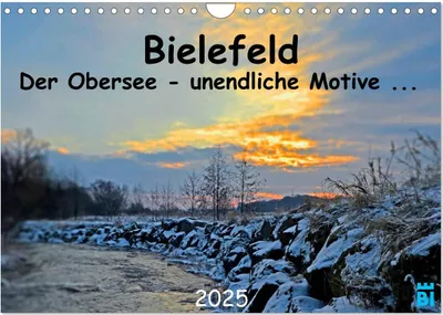 Produktbild von Bielefeld - Der Obersee - unendliche Motive... (Wandkalender 2025 DIN A4 quer), CALVENDO Monatskalender
