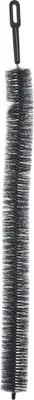 A black radiator brush on a white background.