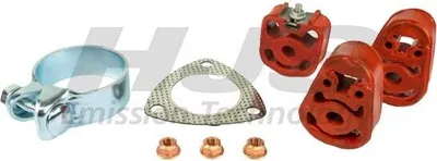 Produktbild von HJS Montagesatz Ruß- / Partikelfilter Montagesatz Abgasanlage 82 14 2798 für OPEL Corsa D Schrägheck (S07)