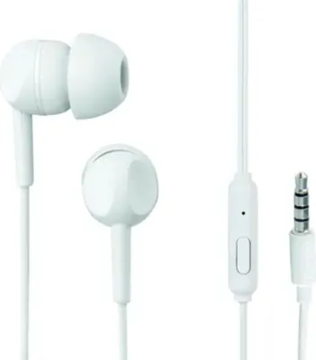 Obrázek produktu pro Hama EAR3005W, Kabel, 20 - 20000 Hz, Hovory/hudba, Sluchátka s mikrofonem, Bílá