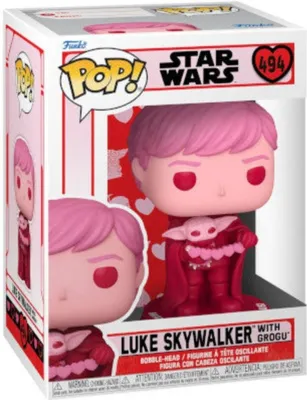 Obrázok produktu pre Funko POP! Star Wars Valentines - Luke Skywalker s Grogu #494