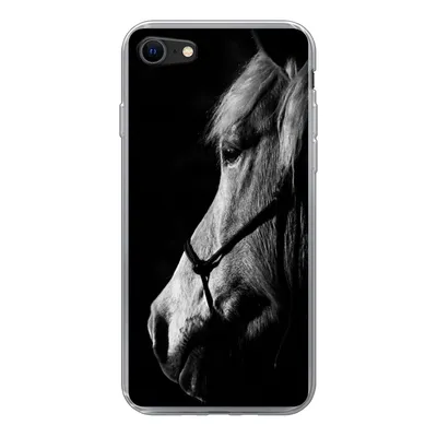 Produktbild von MuchoWow® Handyhülle Schutzhülle Hülle für iPhone 8 Pferd - Halfter - Leicht Silikon Softcase Handy Hülle - Schutzhaube