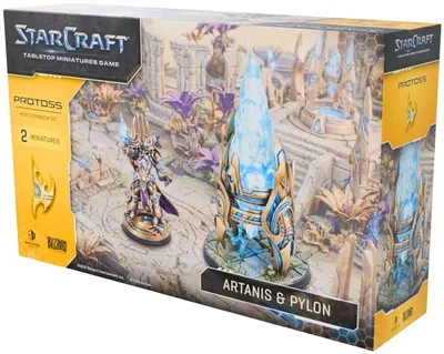 Image de StarCraft Artanis & Pylon - Extension avec des miniatures Protoss