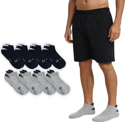 Produktbild von Sergio Tacchini Herren Sneaker Socken 8 Paar - Premium Baumwollmix