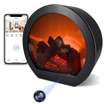 Immagine prodotto di Mini Camera Caminet Elettrico iUni TH-798, Wi-Fi, Full HD, Slot Card microSD, Visualizzazione Live su telefono
