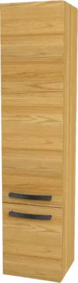 Obrázok produktu pre Kúpeľňová skrinka vysoká Devo Vena 2.0 pravá orechovec 35 x 150 x 33 cm VE2-S1D1SP35-1-F107L09