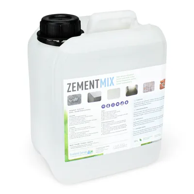 Produktbild von Zementmix 2,5 Liter – Betondichtmittel für WU-Beton – Beton, Mörtel und Estrich dauerhaft wasserdicht und flüssigkeitsdicht – Innen & Außen