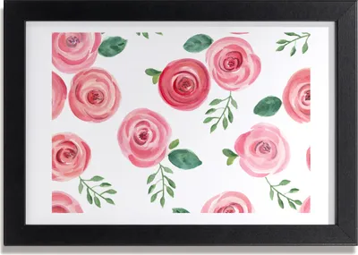 Produktbild von Bild 30x20 MDF-Rahmen, Wandkunst Rosen