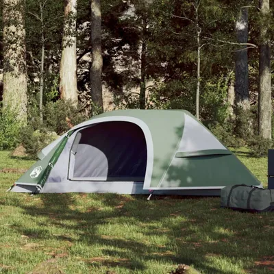 Image de vidaXL Tente de camping dôme 1 personne Vert Étanche