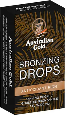 Immagine prodotto di Australian Gold Bronzing Drops Gocce Autoabbronzanti Concentrate per Viso e Corpo 30 ml, Effetto Graduale Naturale Senza Striature