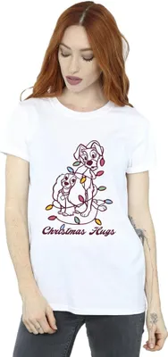 Produktbild von Disney - "Lady And The Tramp" T-Shirt für Damen BI30719 (XXL) (Weiß)