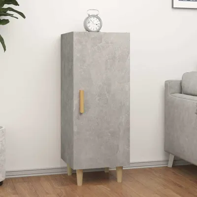 Image de vidaXL Sideboard gris béton 34,5x34x90 cm Bois composite