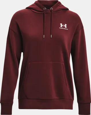 Immagine prodotto di Felpa da uomo Under Armour Essential Fleece Hoodie - ROSSA - M