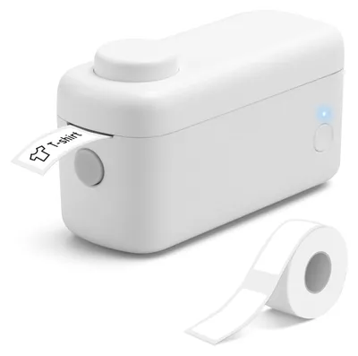 Bluetooth-Labelprinter, thermisch, inkl. Etiketten & Schneider