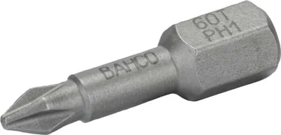 Produktbild von Bahco 1/4 Zoll Bits Für Kreuzschlitzschrauben Phillips 25 Mm Silber Silber One Size