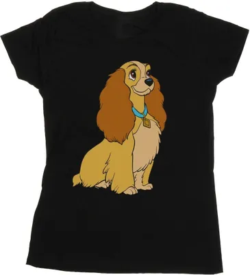 Produktbild von Disney - "Lady And The Tramp" T-Shirt für Damen BI16185 (M) (Schwarz)