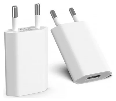 Obrázok produktu pre Adaptér kompatibilný so všetkými modelmi Apple iPhone, 220V, 5W, biela farba