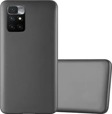 Produktbild von Cadorabo Schutzhülle für Xiaomi RedMi 10 / RedMi NOTE 11 4G Hülle in Grau Handyhülle TPU Silikon Etui Cover Case