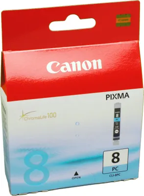Produktbild von Canon CLI-8PC Tinte Foto-Cyan, Foto zyan, Tinte auf Farbstoffbasis, 1 Stück(e), 198 Seiten