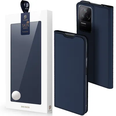 Produktbild von Dux Ducis Haut Pro Holster Fall Mit Flip-Cover Xiaomi Poco F4 5G Blau