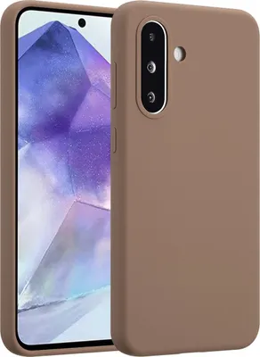 Produktbild von Accezz Liquid Silikoncase Samsung Galaxy A36 / A56 - Hellbraun