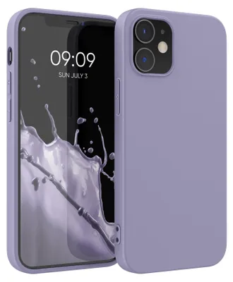 Produktbild von kwmobile Handyhülle für Apple iPhone 12 / iPhone 12 Pro Hülle - TPU Case - Kabelloses Laden - Schutzhülle Cover in Soft Blue Lavender