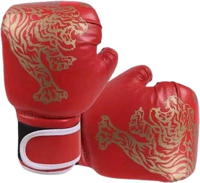 Image de Gants de boxe pour enfants - Gants de boxe rouges - 6 oz