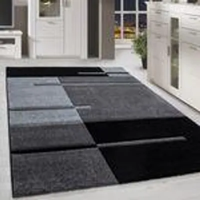 Produktbild von Homebyhome Designer Wohnzimmer Teppich Modern Weicher Kurzflor Teppich Konturenschnitt Pflegeleicht, Grösse: 240x340 cm