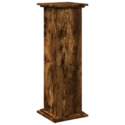 Produktbild von vidaXL Postament mit Stauraum Räuchereiche 31x30x90 cm Holzwerkstoff