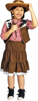 Produktbild von Cowgirl Jeana Kostüm für Mädchen Größe: 98/104