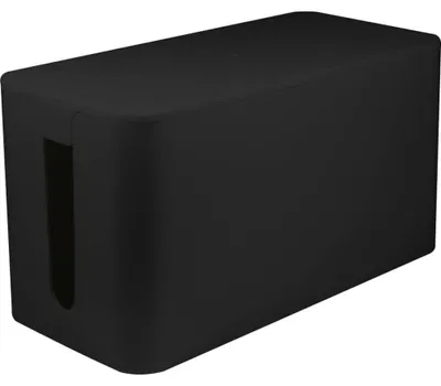 Image de Boîte à câbles range-câbles organisateur de câbles - 235 x 115 x 120 mm - Noir