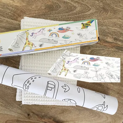 Image de Rouleau de papier à coloriage autoadhésif