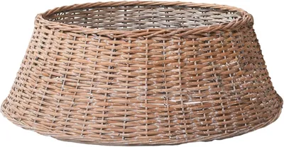 Produktbild von VIVANNO Weihnachtsbaumdeko Rattan OSLONA Konisch, Natur geflochten - 70x70x25 cm