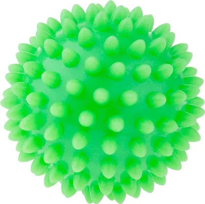Produktbild von Massageball mit Noppen zur Muskelentspannung und Rehabilitation, Grün, 6,6 cm