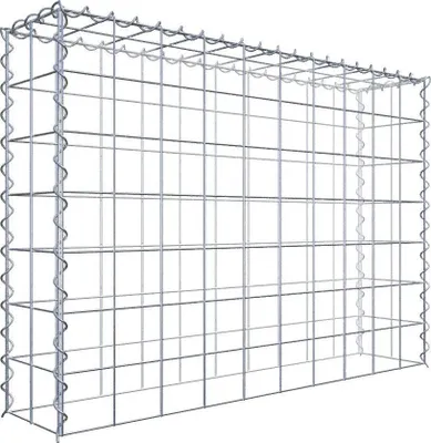 Produktbild von Anbaugabione Typ 3 100 cm x 70 cm x 20 cm (L x H x T), Maschenweite 10 cm x 10 cm, Spirale