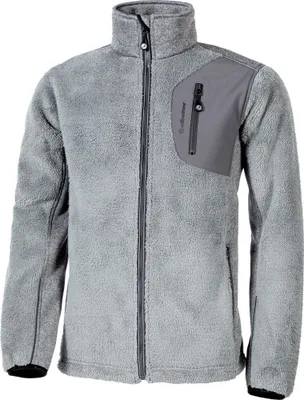 Produktbild von Albatros PILE Strick-/Fleecejacke grau M