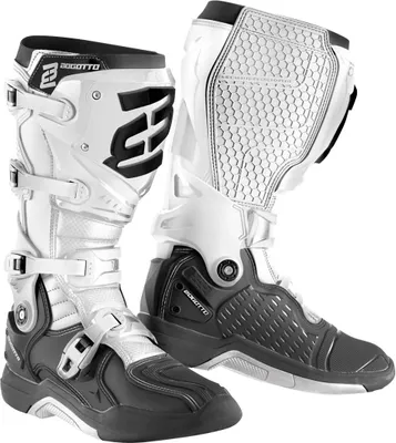 Produktbild von Bogotto MX-7 G Motocross Stiefel, schwarz/weiß, 39