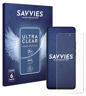 A product box and a screen protector for a smartphone.
