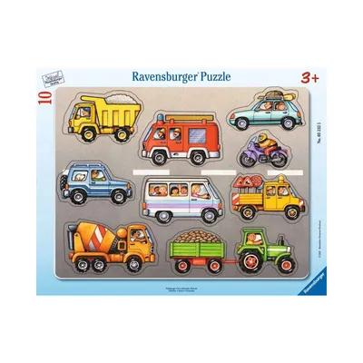 Produktbild von Puzzle 10 Teile Ravensburger - Fahrzeuge