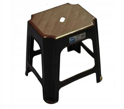 Produktbild von Brauner Tritthocker 42x40x34 cm praktischer Hocker