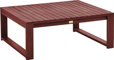 Obrázok produktu pre BELIANI Záhradný konferenčný stolík mahagónová hnedá akáciové drevo 90 x 75 cm vonkajší balkón terasa moderný dizajn